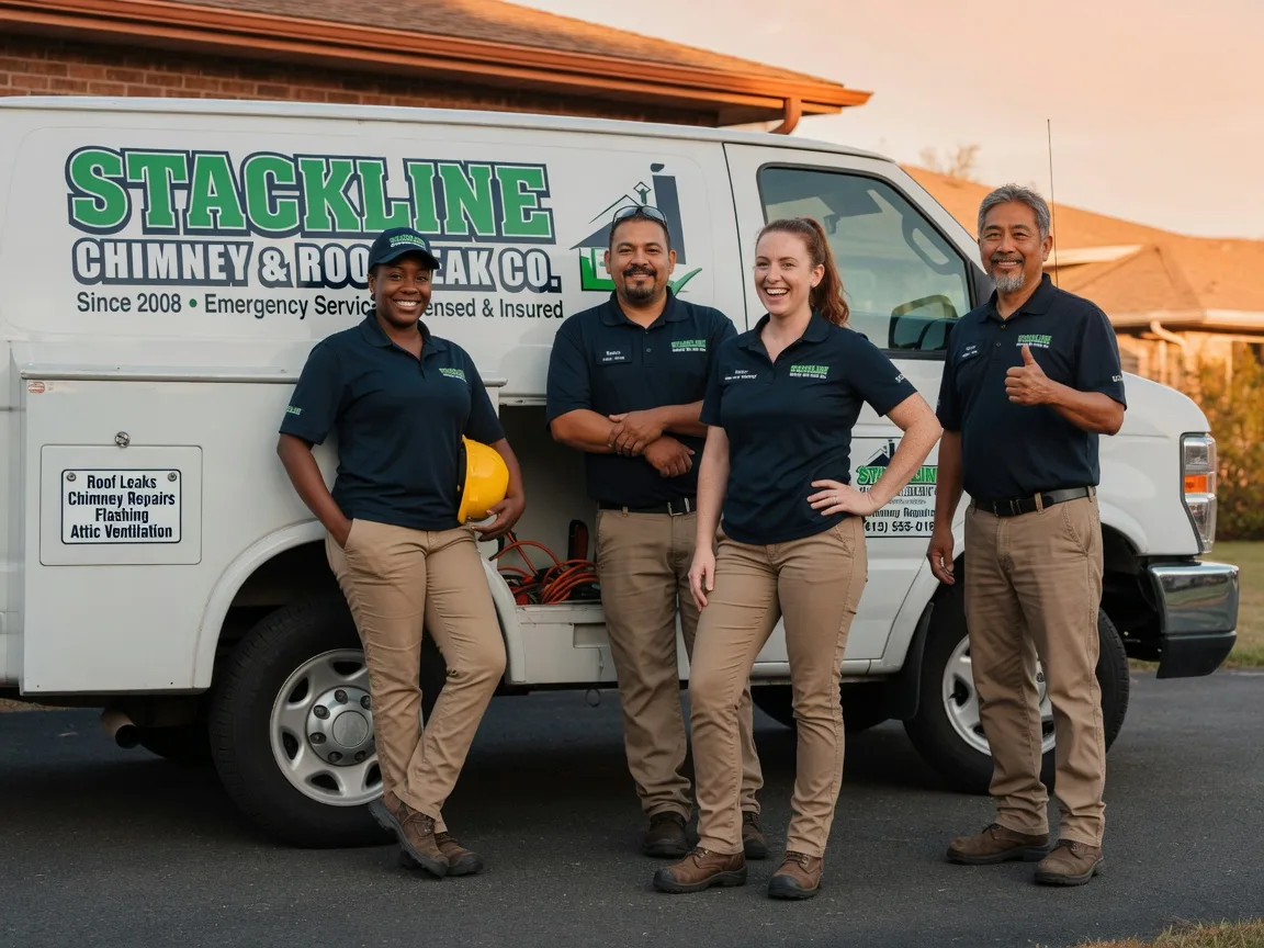 Chimney flashing repair company in Davis, SD